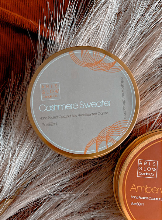 Cashmere Sweater Travel Candle