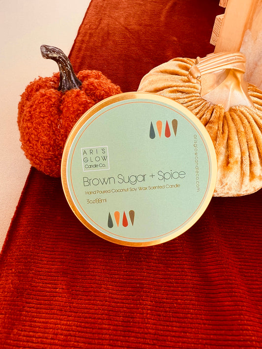 Brown Sugar + Spice Travel Candle